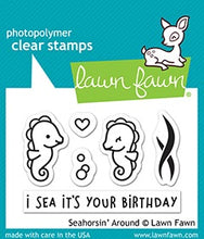 Load image into Gallery viewer, Seahorsin’ Around Clear Stamp Set LF1967 Lawn Fawn