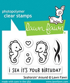 Seahorsin’ Around Clear Stamp Set LF1967 Lawn Fawn
