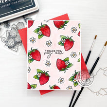 Load image into Gallery viewer, Florals Strawberries Clear Stamp CM540 Hero Arts