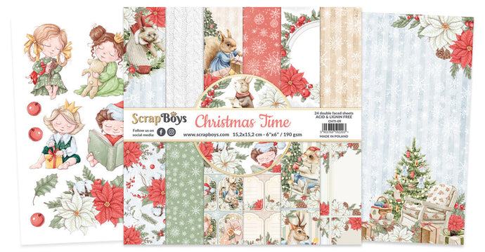 Christmas Time 6x6” Paper pad