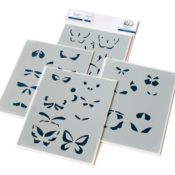 Small Butterflies Stencil Set