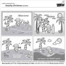 Load image into Gallery viewer, Beachy Christmas Clear Stamps LF2945 Lawn Fawn