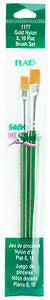 Plaid Flat Brush Set no 8,10