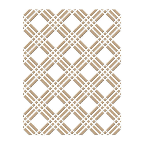 Tic Tac Toe Plaid Hot Foil Die GLP-354