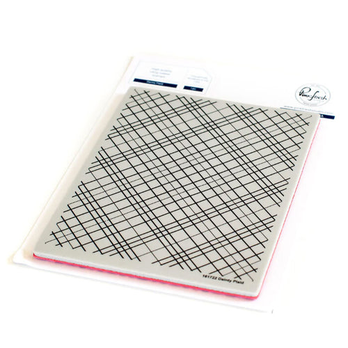 Dainty Plaid Rubber Stamp 161722 by Pinkfresh