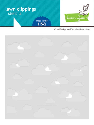Cloud Background Stencils LF3110