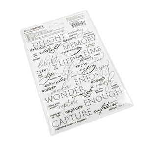 Defining Words 01 - Vintage Bits Rub-Ons by 49 & Market