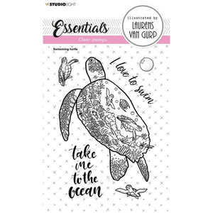 Swimming Turtle Stamp