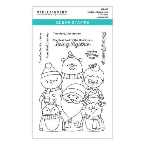 Holiday Group Hug Clear Stamp STP-137 Spellbinders