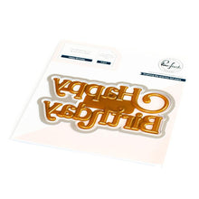 Load image into Gallery viewer, Happy Birthday die &amp; hot foil plate
