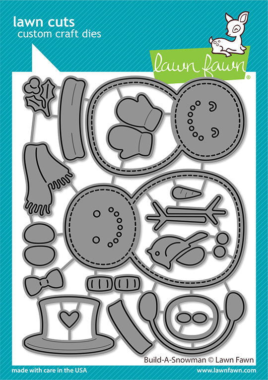 Build a Snowman Die LF2965 Lawn Fawn