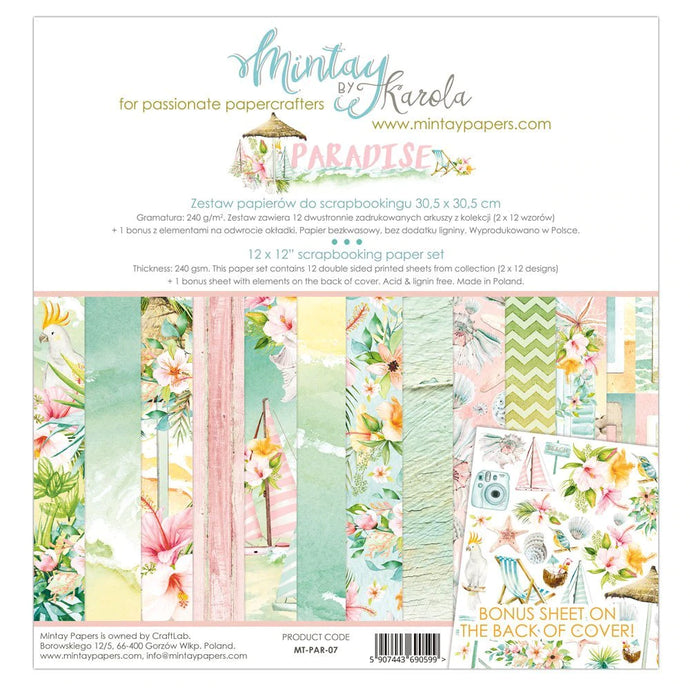 Mintay Paradise 12x12 Collection Pack