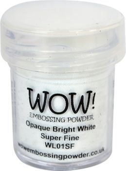Wow Opaque Bright White Super Fine Embossing Powder