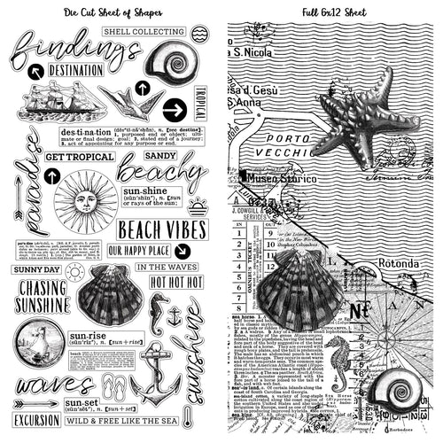 49 and Market Beached 6x12” Washi Tape