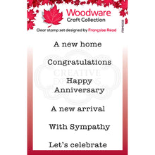 Load image into Gallery viewer, Mini Wordings Clear Stamp Set FRM008