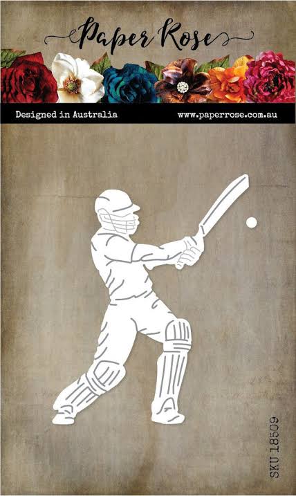 Cricket Player with Bat & Ball 18509