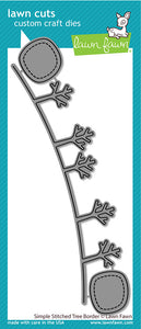 Simple Stitched Tree Border Dies