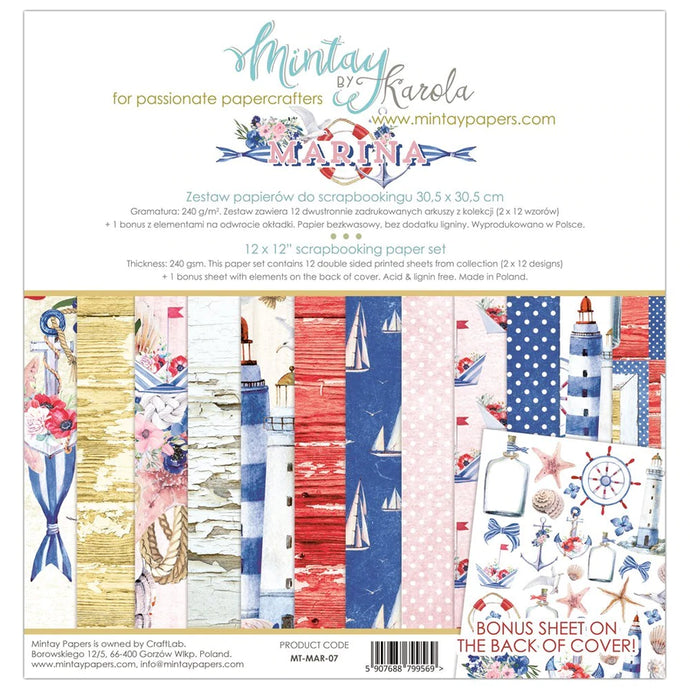 Marina 12”x12” pack MT-MAR-07
