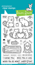 Load image into Gallery viewer, Wood You Be Mine Clear Stamps LF3011 by Lawn Fawn