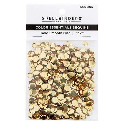 Gold Smooth Disc Sequins