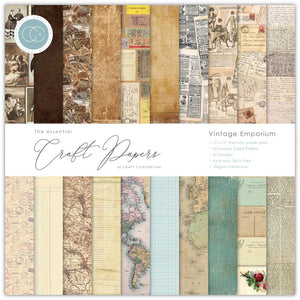 Vintage Emporium 12x12 Craft Consortium paper pad