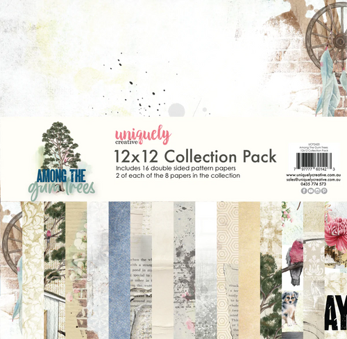 Among the Gum Trees - 12 x 12 paper pack UCP2420 Uniquely Creative
