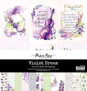 Violet Dream 12x12 Paper Pack 28336 by Paper Rose