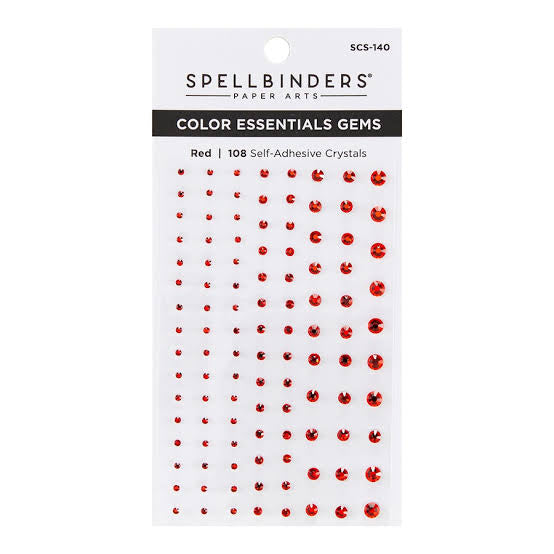 Colour Essentials Red Gems SCS-140 by Spellbinders