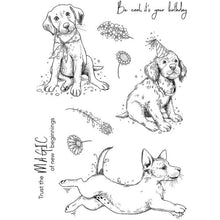 Load image into Gallery viewer, Puppy Clear A6 Stamp PI187 by Pink Ink