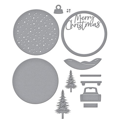 Through the Woods Snowglobe Die S5-468