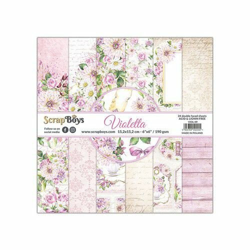 Violetta 6x6 Paper Pack Viol-09 Scrap Boys