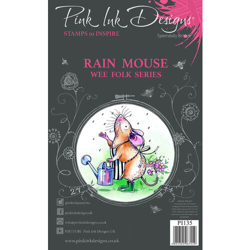 Rain Mouse by Pink Ink PI135