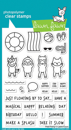 Pool Party Stamp Set