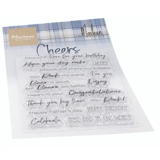 Cheers - Male Greeting Stamps