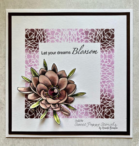 Floral Dreams A5 Stamp
