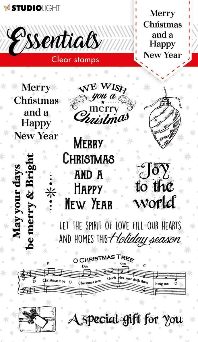 Merry Christmas Clear Stamp Set