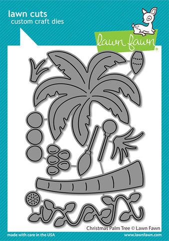 Christmas Palm Tree Dies LF2966 Lawn Fawn