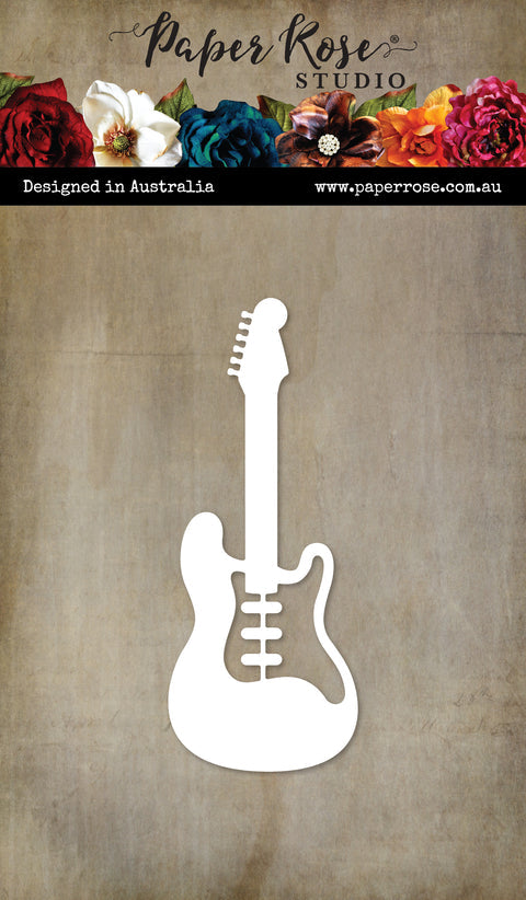 Large Guitar 2 Metal Die 28399 by Paper Rose