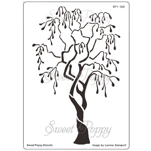 Tree of Faith Metal Stencil by Sweet Poppy